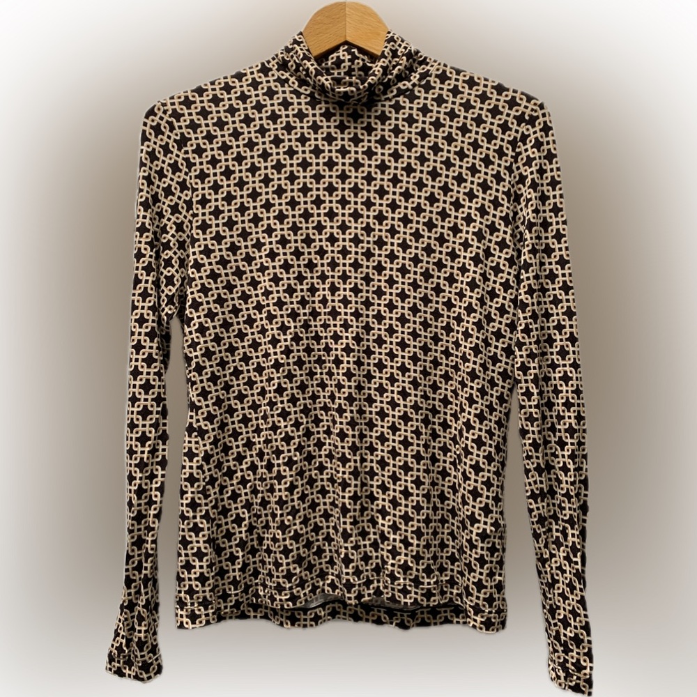 RICHARD ALLEN X H&M turtle neck Geo print tshirt